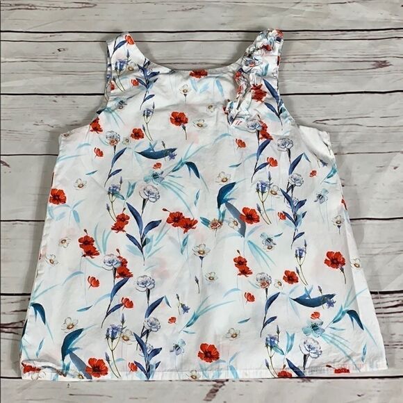 Zara Girls floral blouse top - Picture 1 of 8